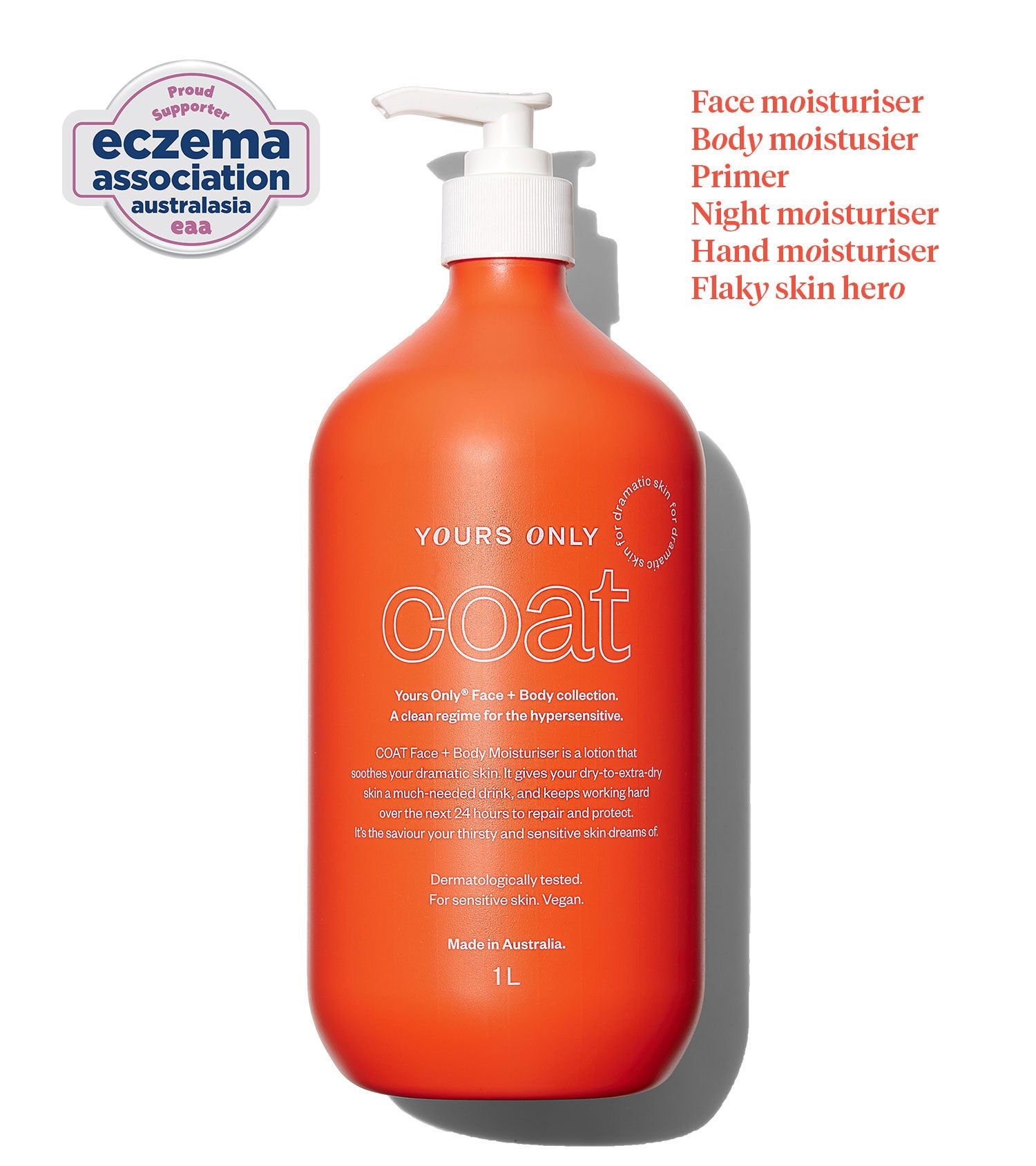 coat moisturiser 1L