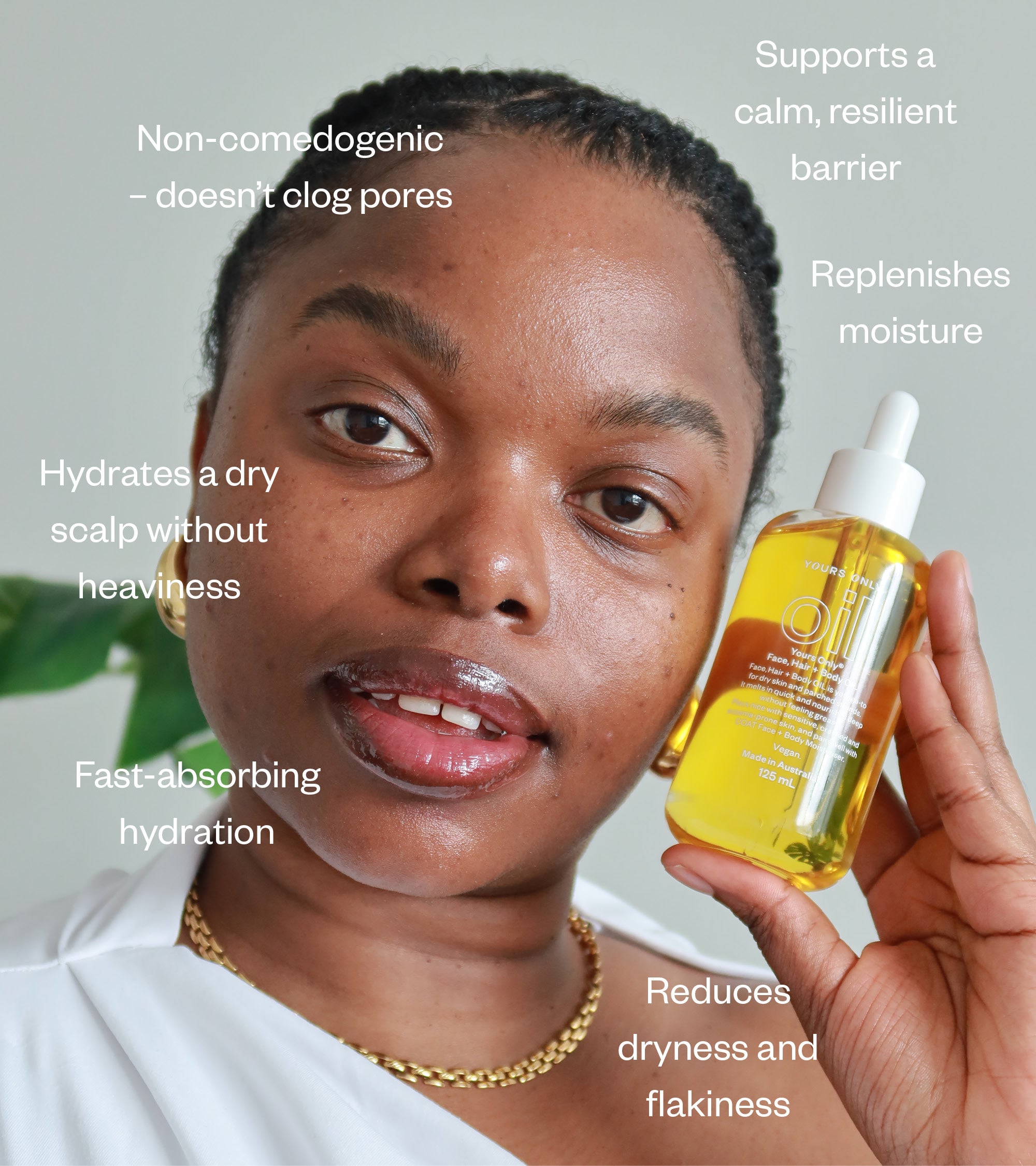 face, hair + body oil 125ml