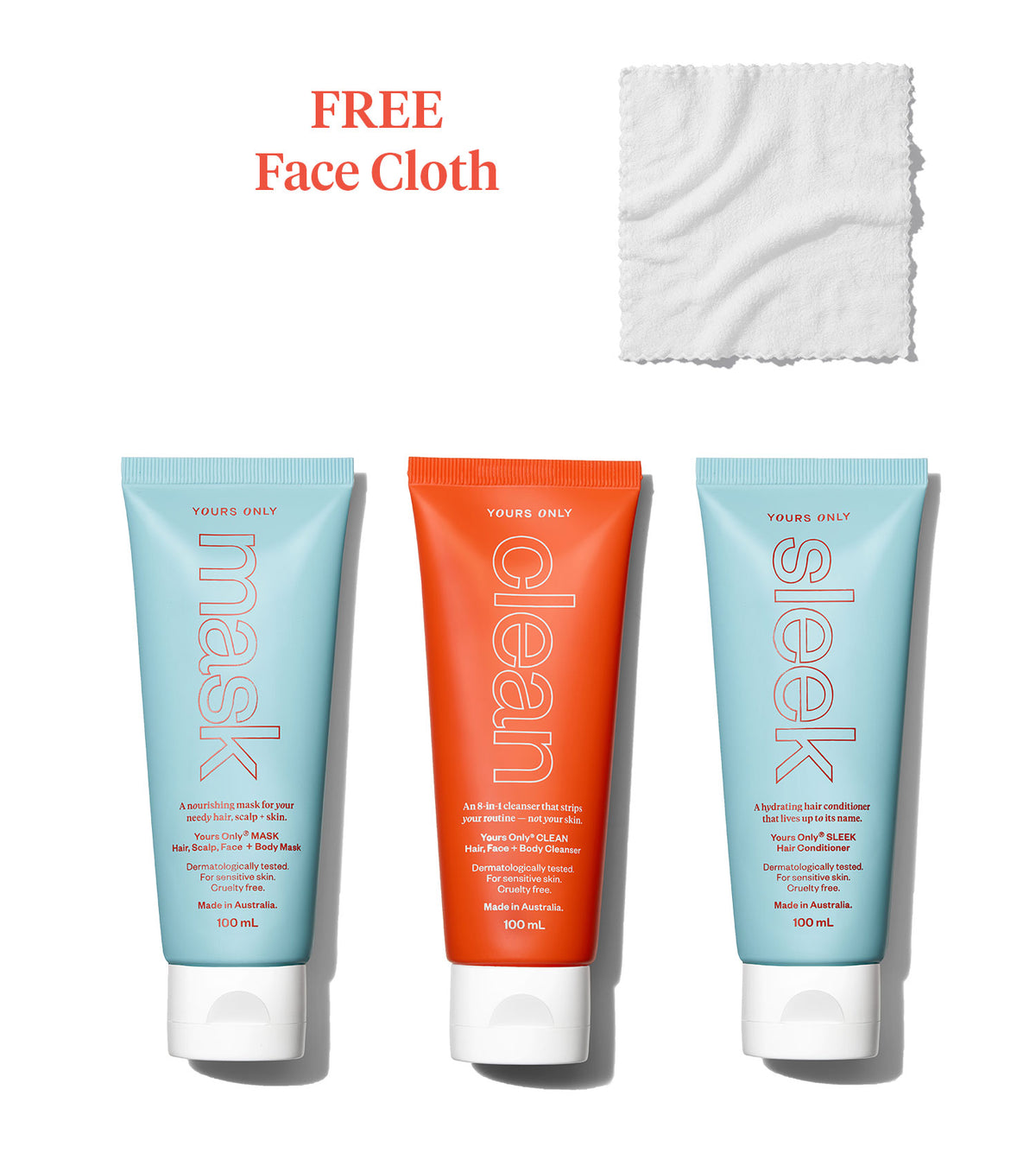 hair 100mL bundle with cloth