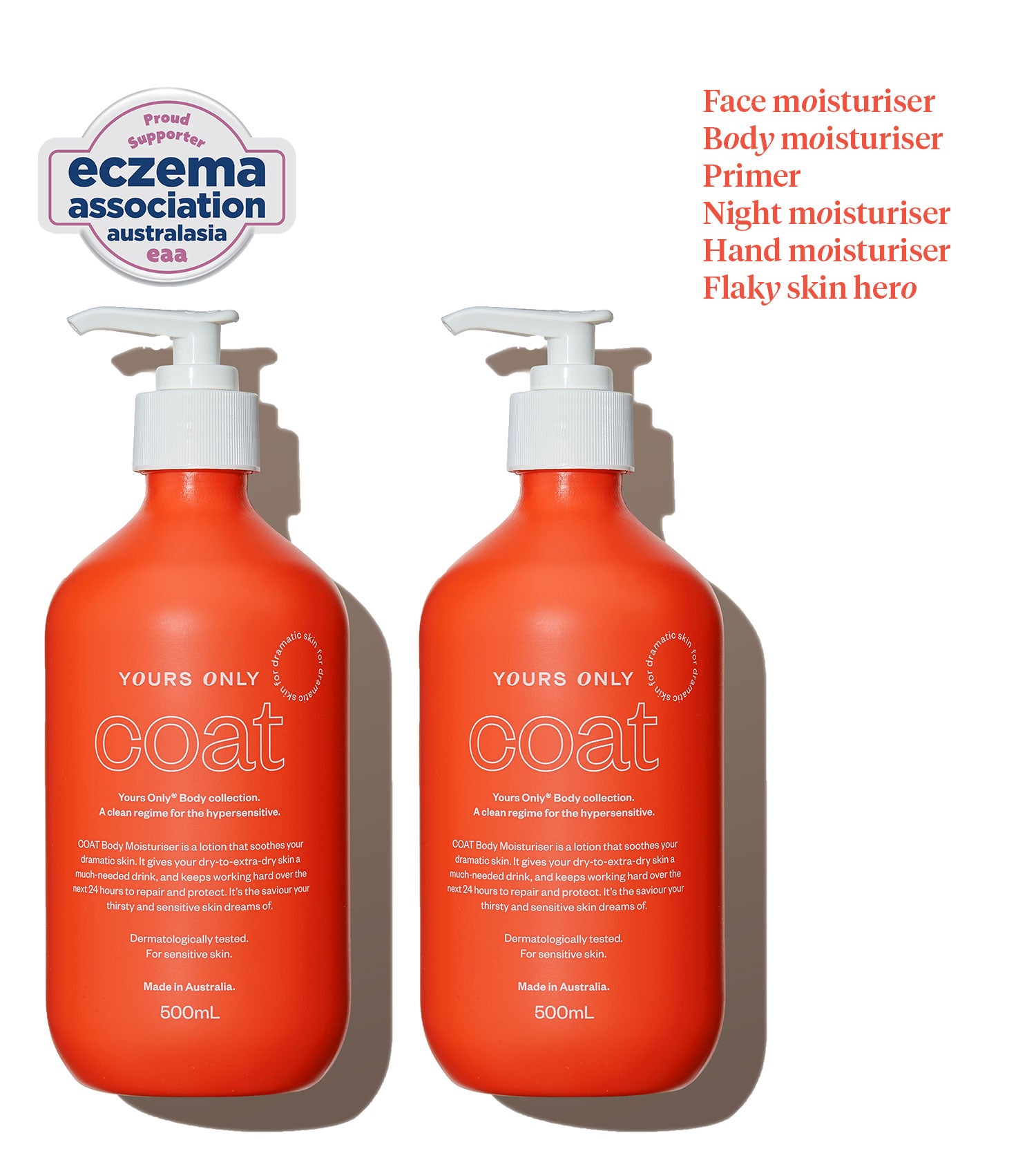 2 x coat 500mL