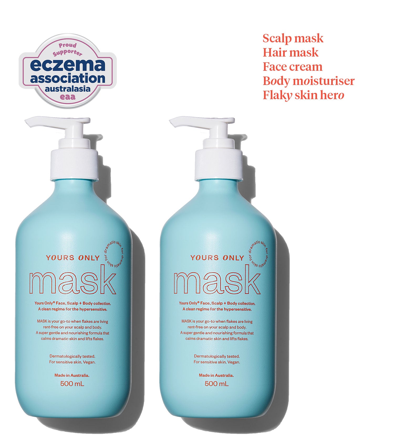 2 x mask 500mL