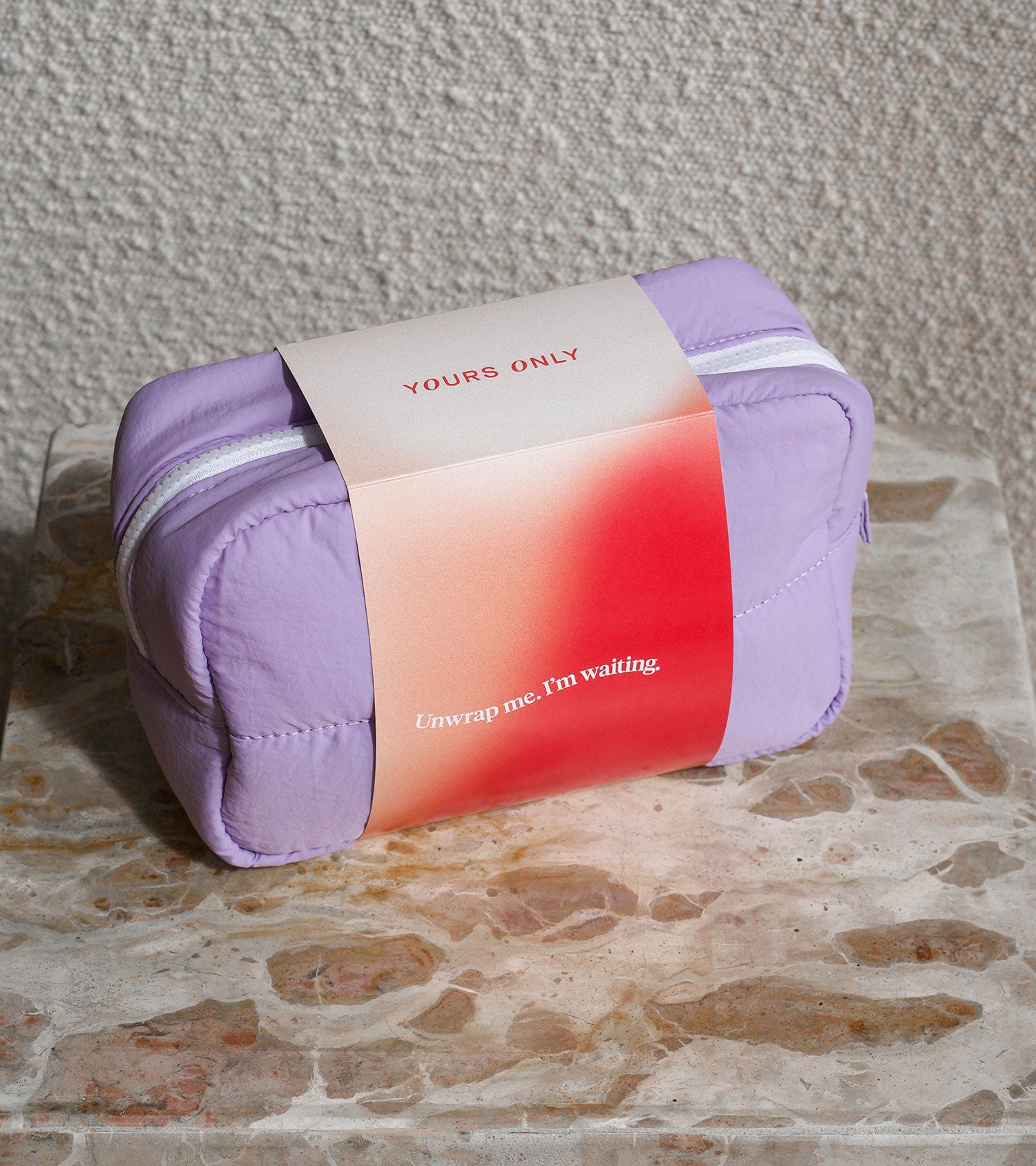 Lavender holiday beauty bag BYO set