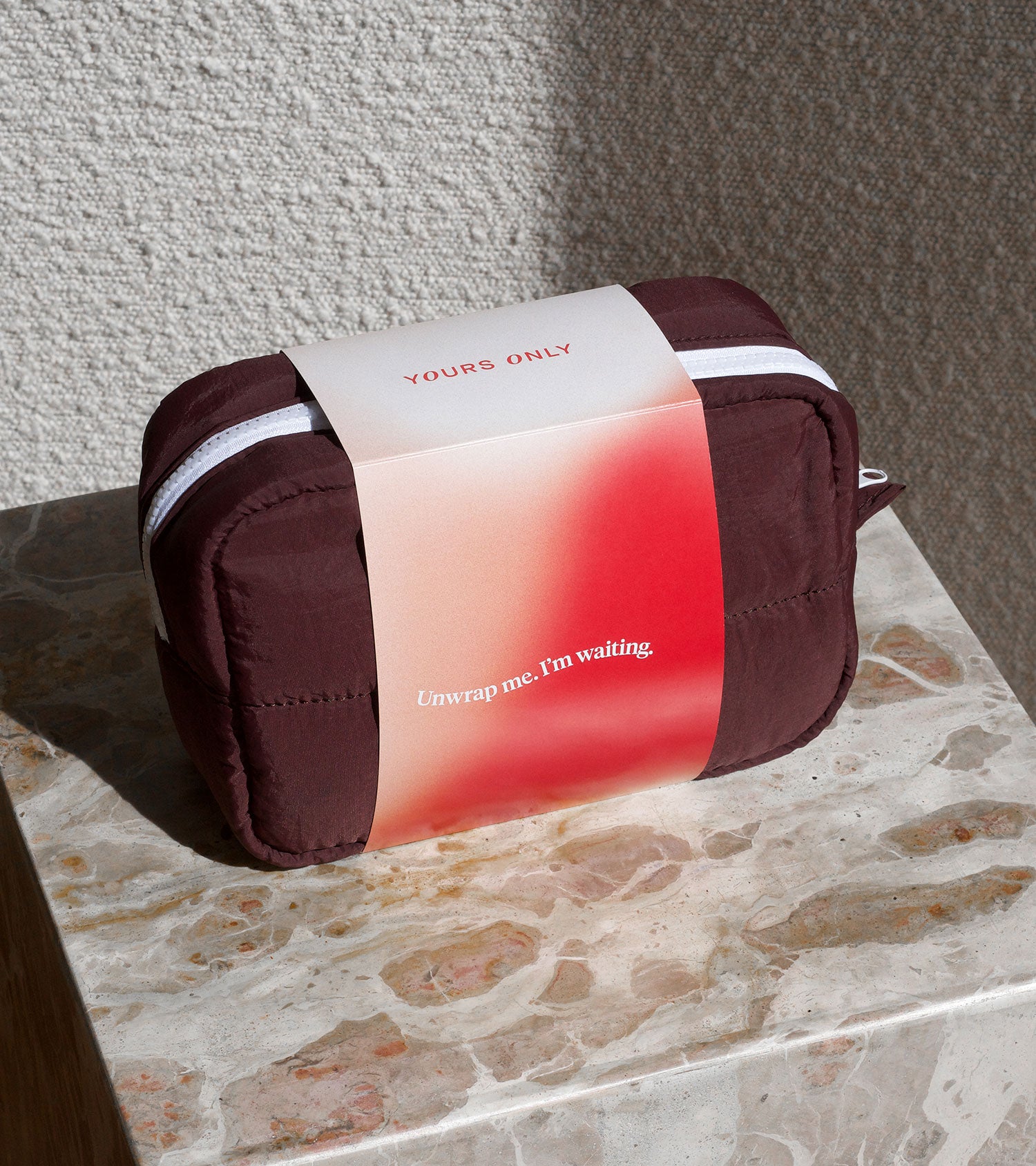 Choc holiday beauty bag BYO set