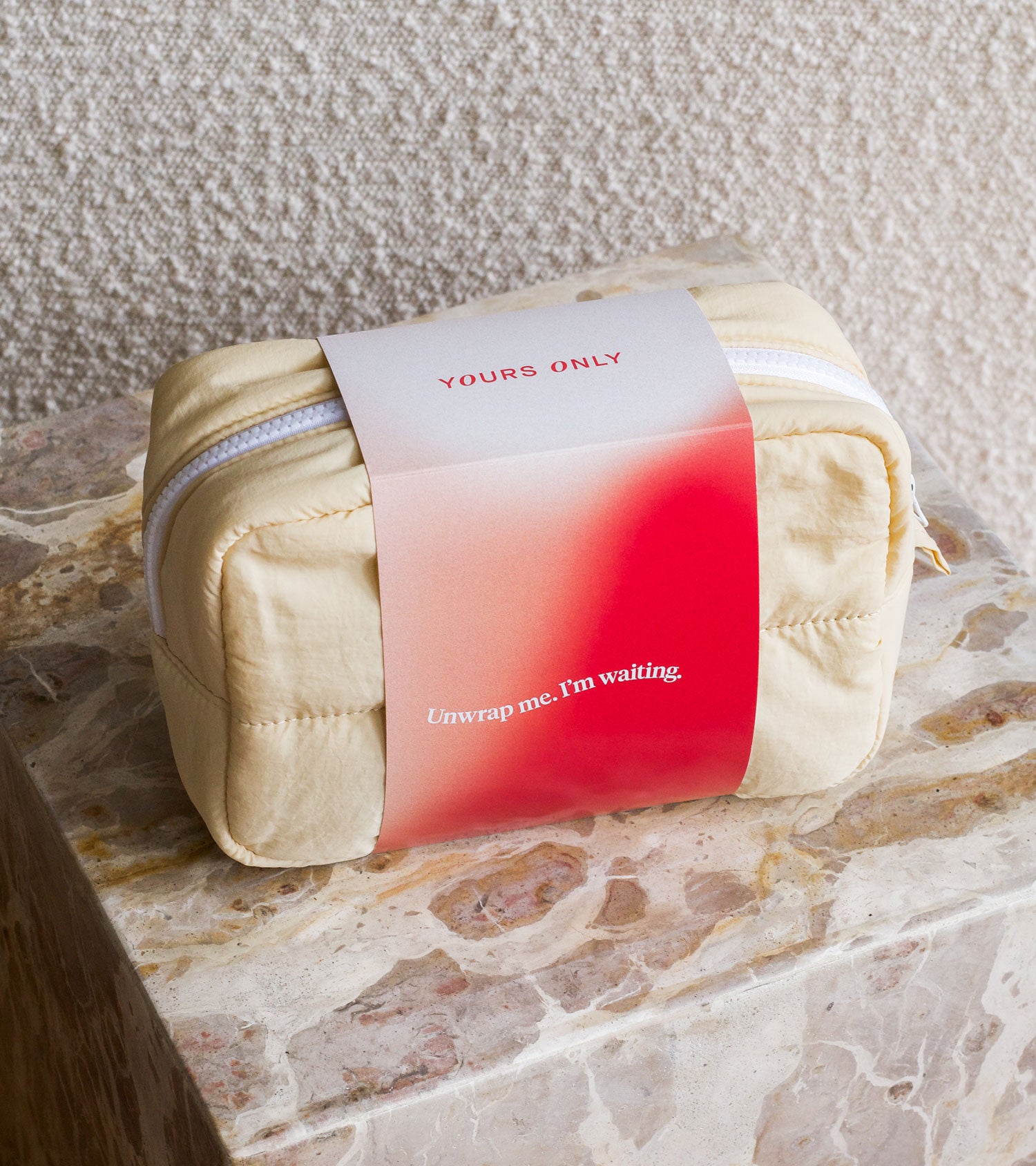 Lemon holiday beauty bag BYO set