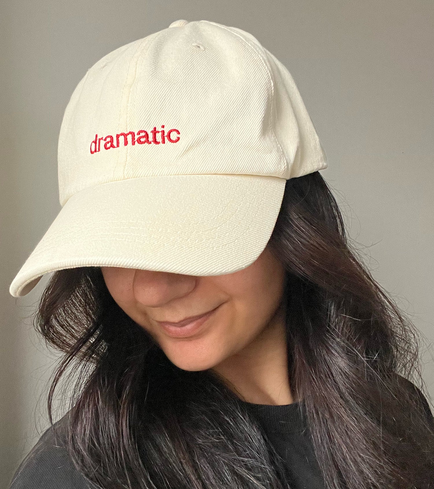 dramatic cap - beige