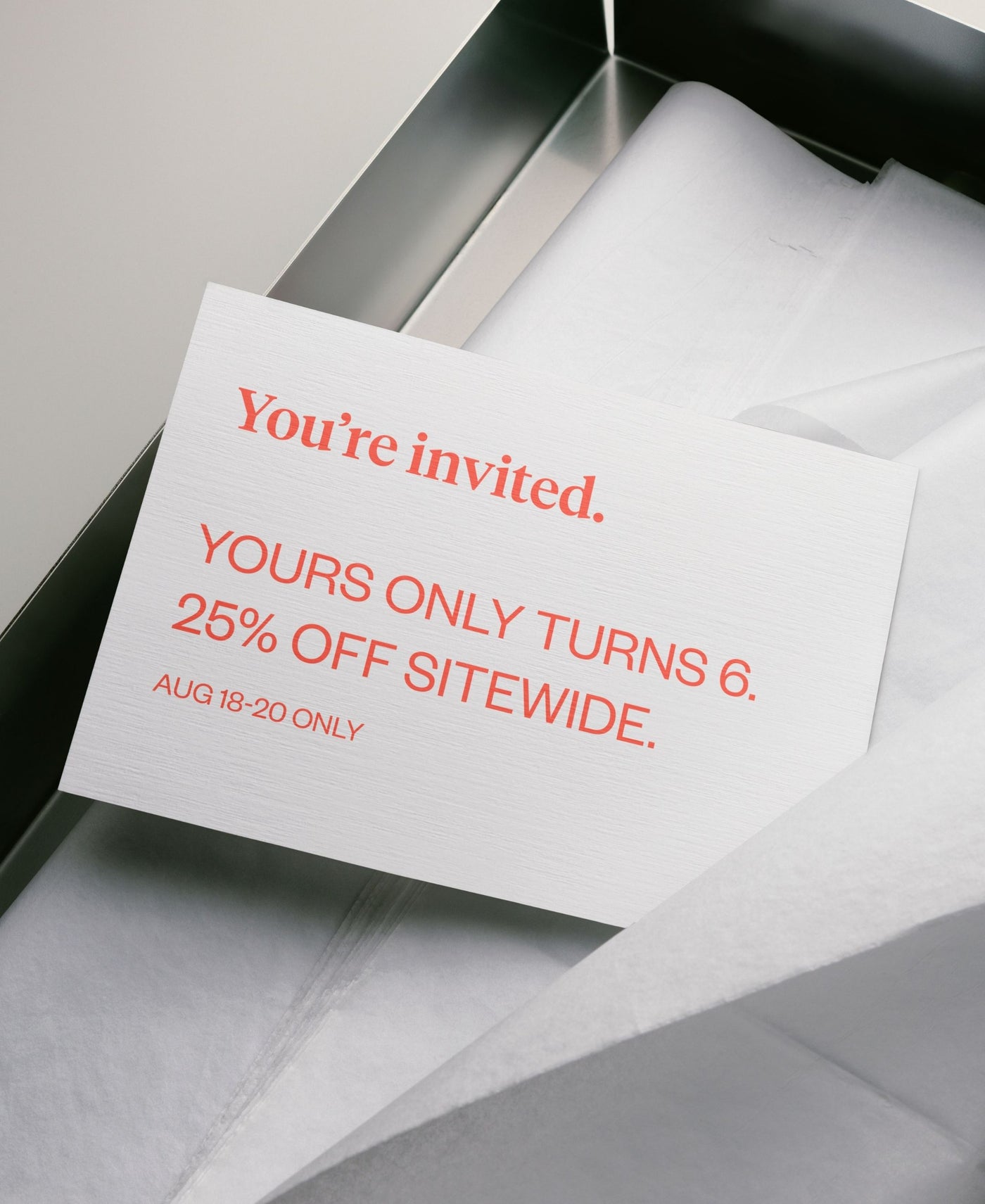 YOU'RE INVITED