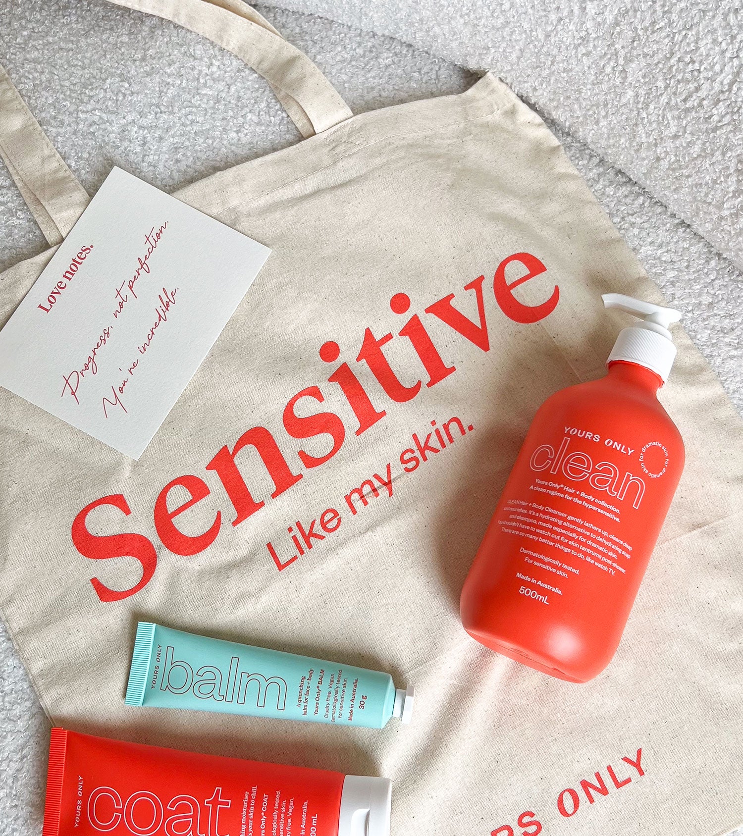 sensitive tote